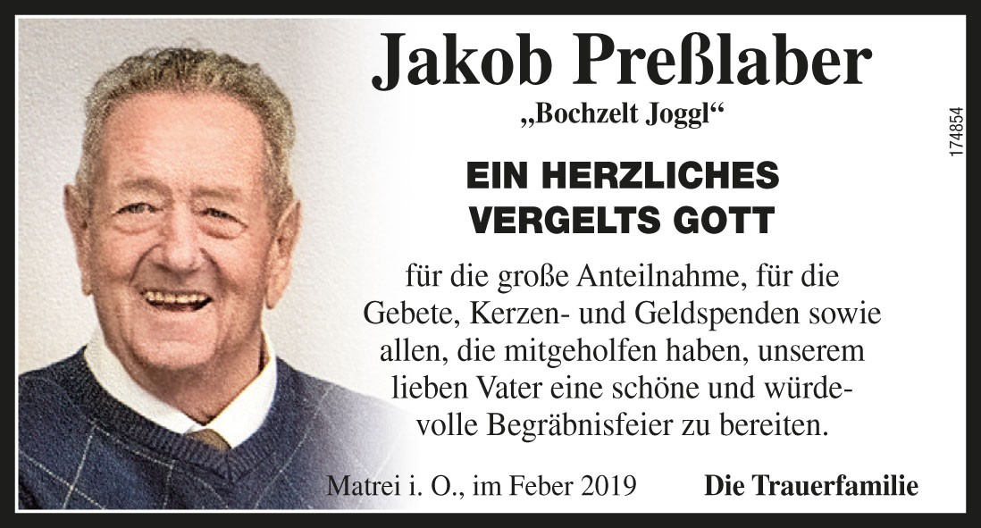 Jakob Pre&szlig;laber