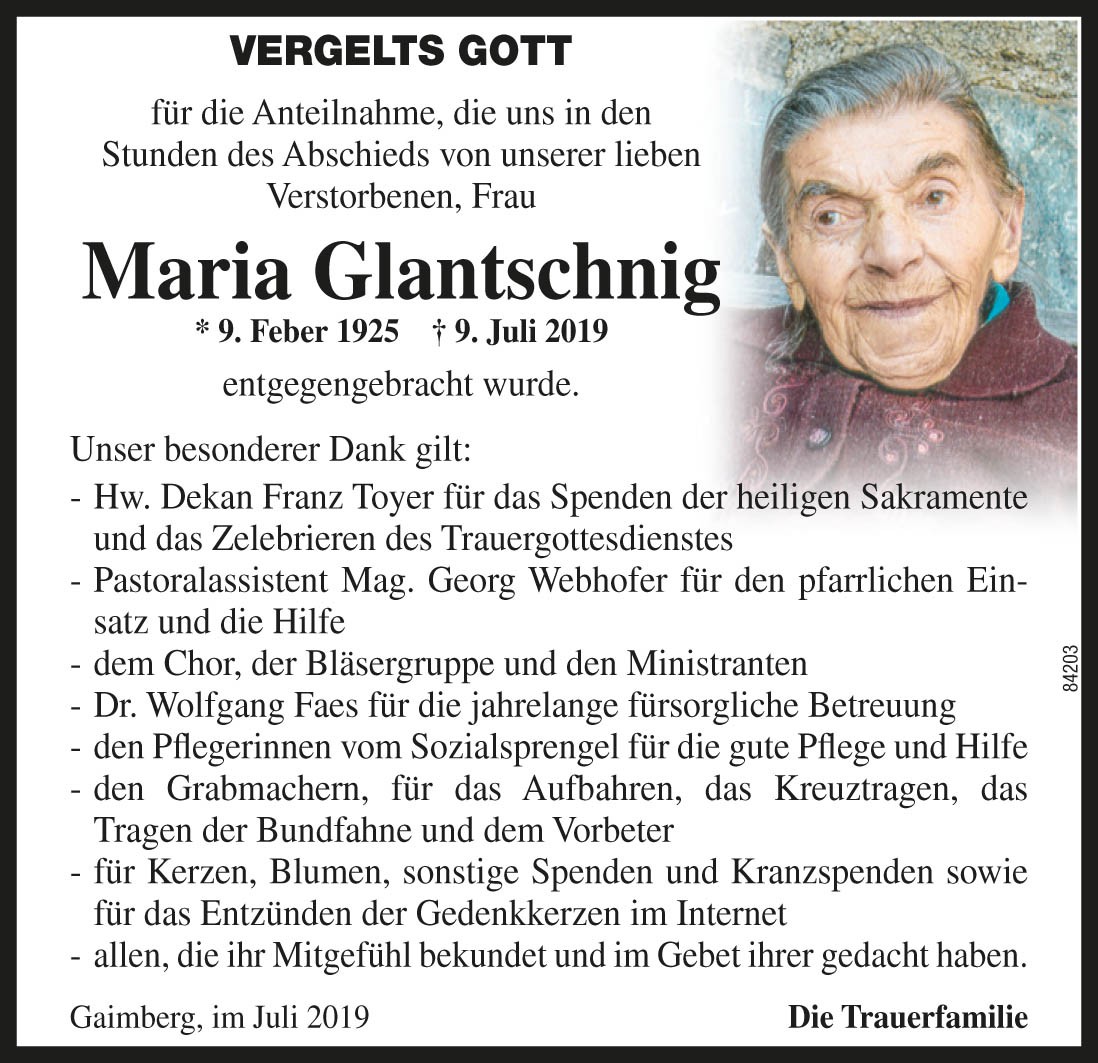 Maria Glantschnig