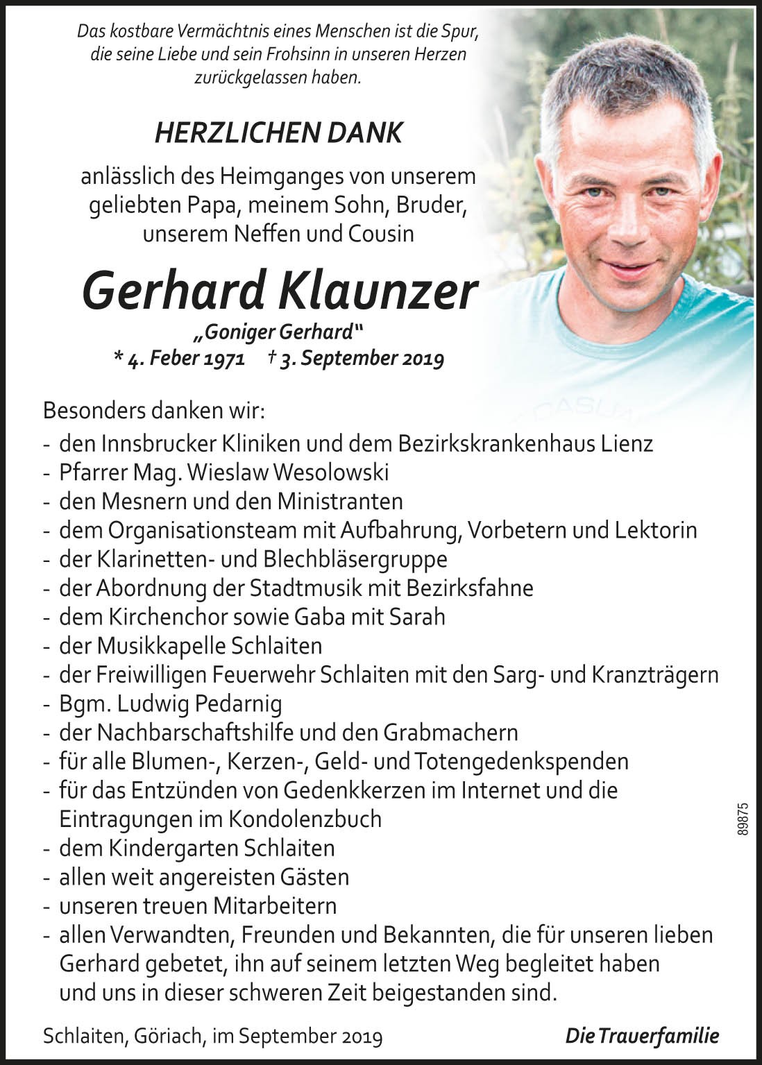 Gerhard Klaunzer