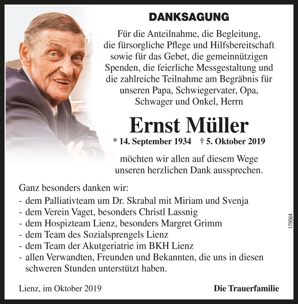 Ernst M&uuml;ller