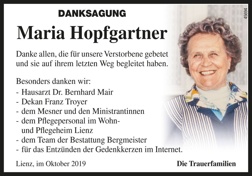 Maria  Hopfgartner