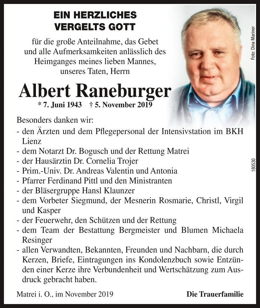 Albert Raneburger 