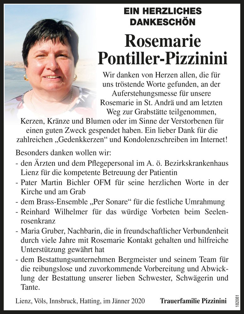 Rosemarie Pontiller-Pizzinini