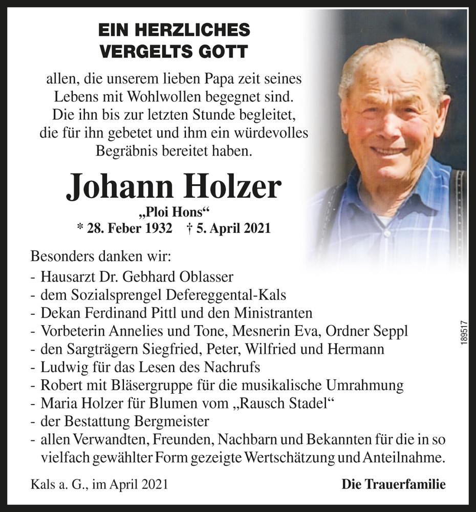 Johann Holzer, "Ploi Hons"