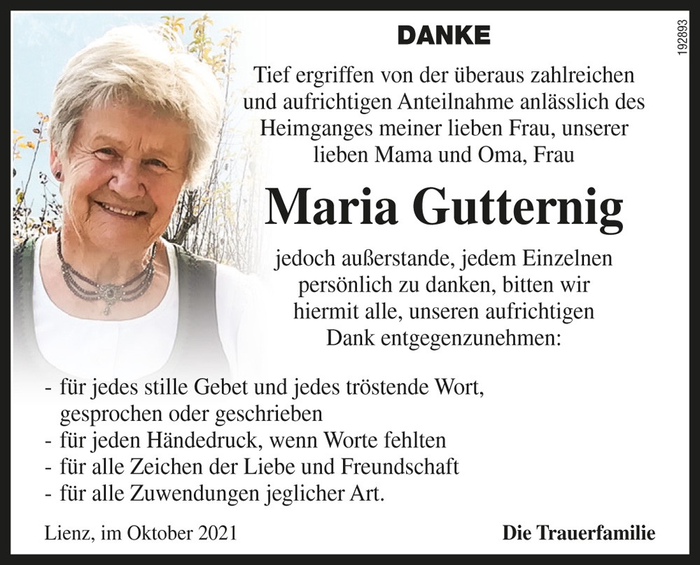 Sabina Unterwurzacher, geb. Moser