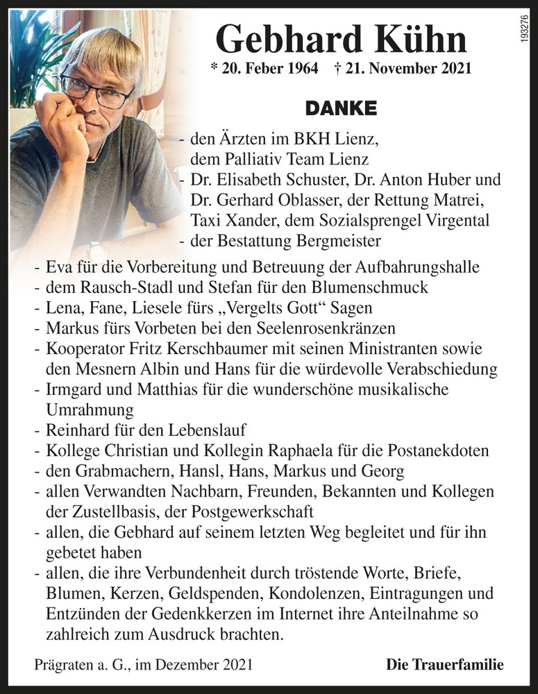 Gebhard K&uuml;hn, "Postla"