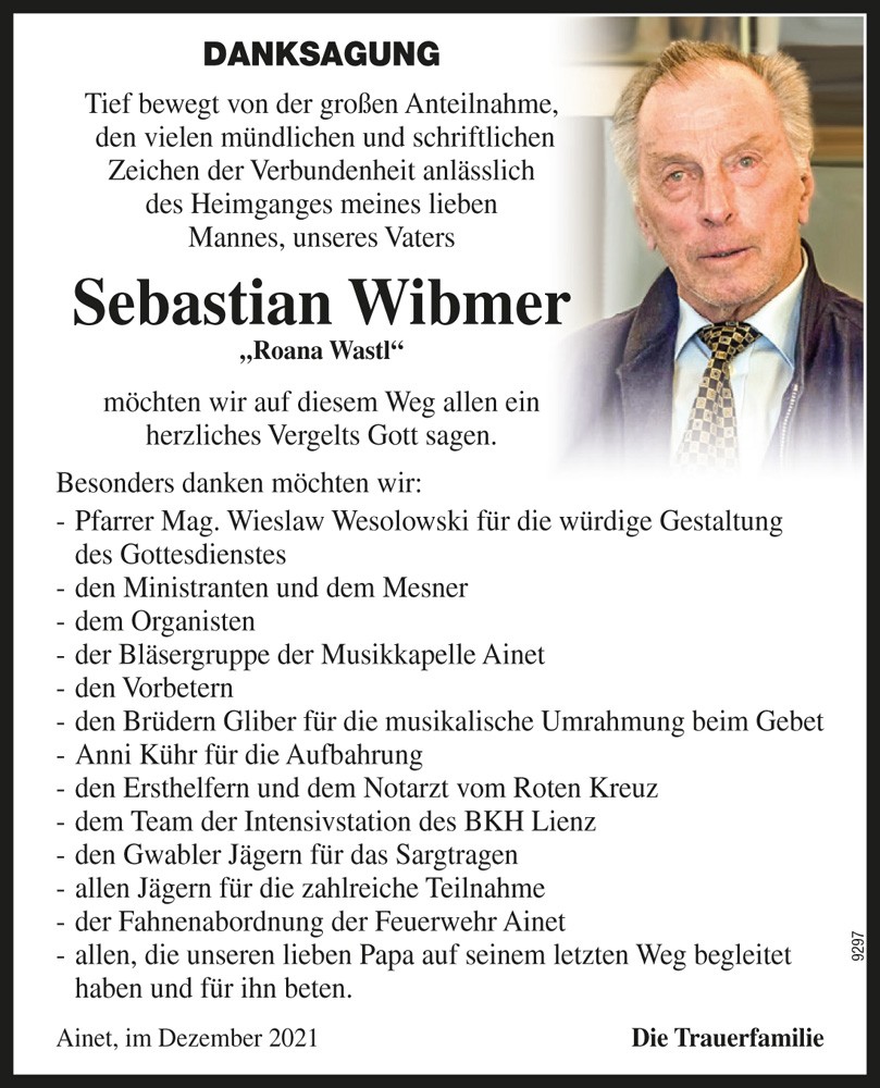 Sebastian Wibmer, "Roana Wastl"