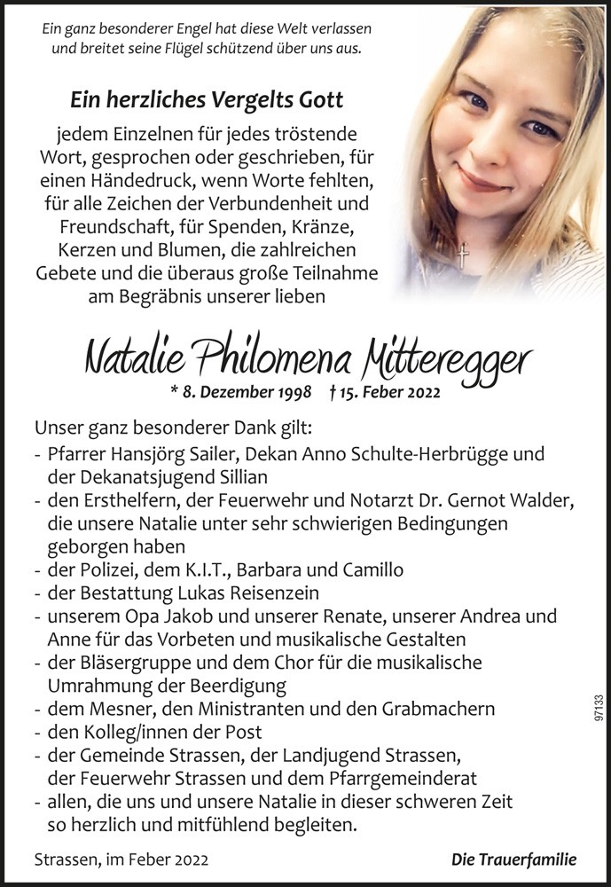 Natalie Philomena Mitteregger