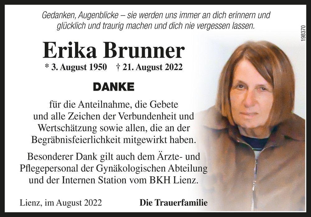 Erika Brunner geb. Achatz