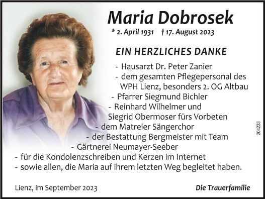 Maria Dobrosek