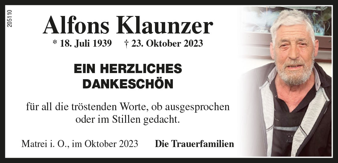 Alfons Klaunzer