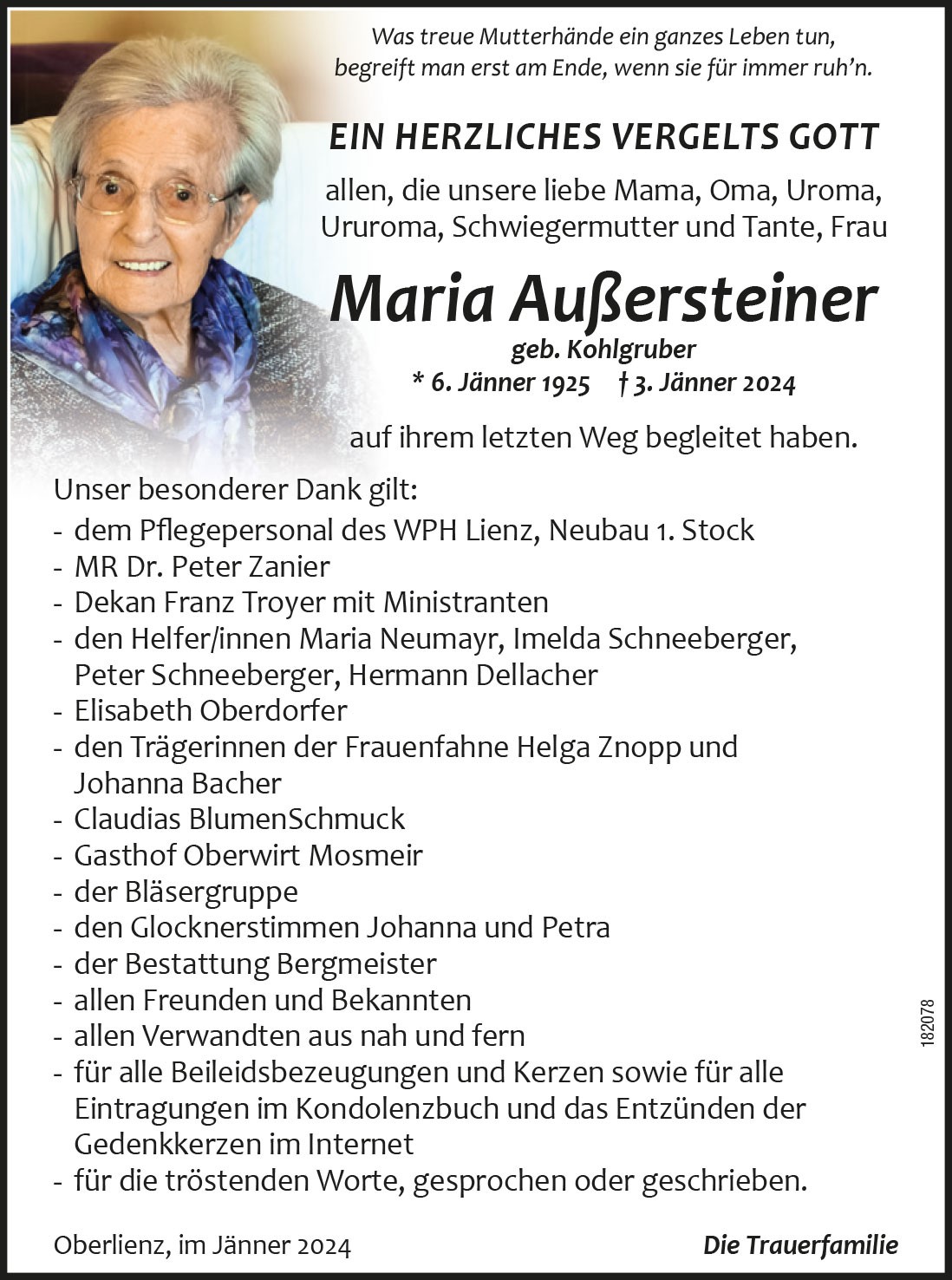 Maria Au&szlig;ersteiner