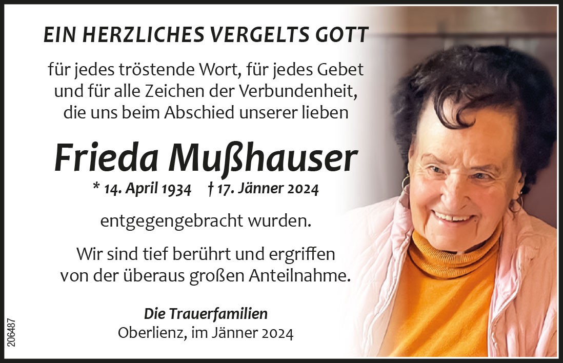 Frieda Mu&szlig;hauser