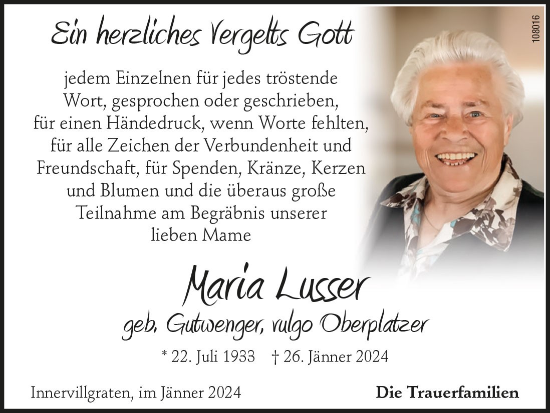Maria Lusser