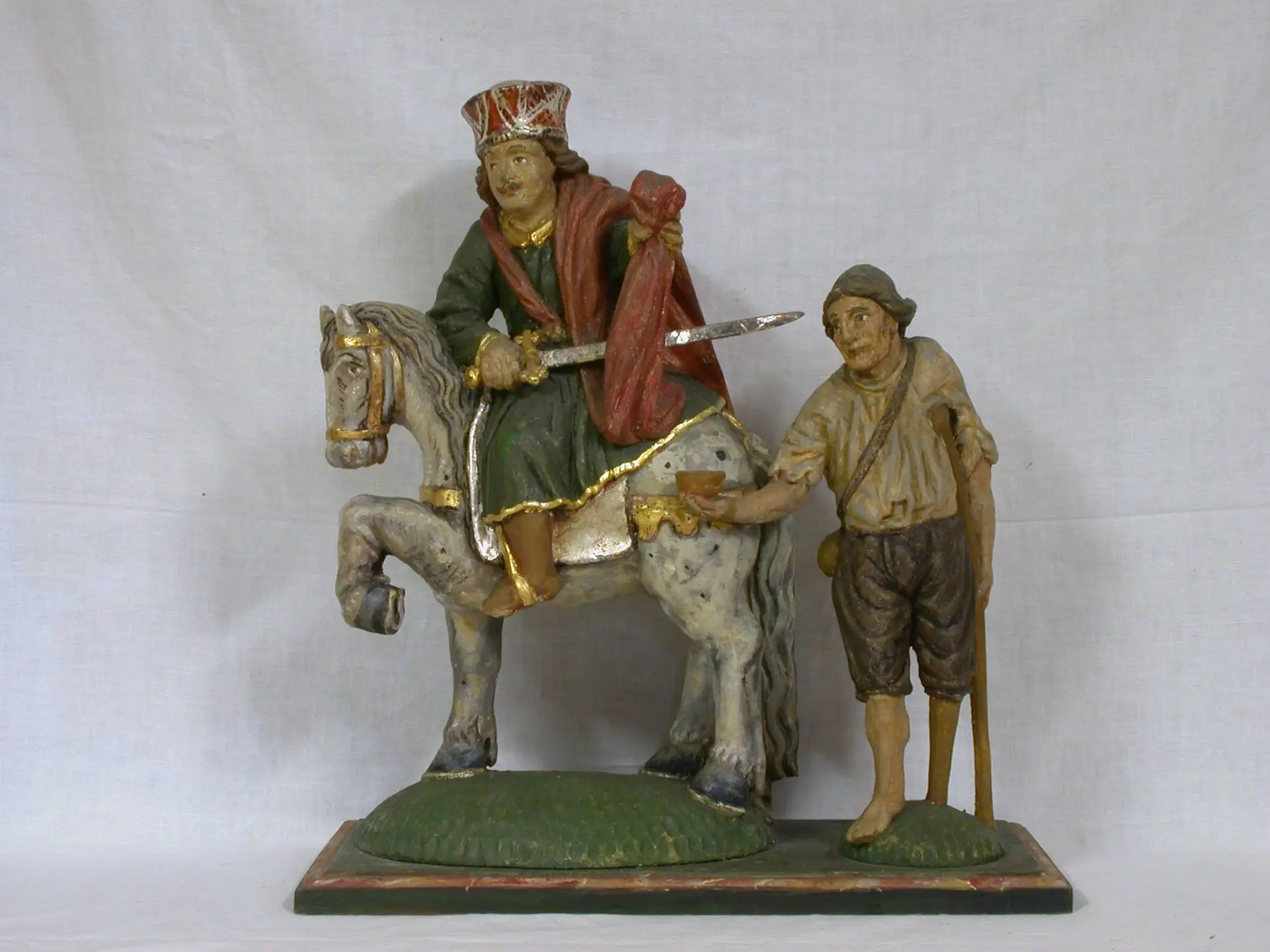 Der Heilige Martin, bekannt für die Mantelteilung mit einem frierenden Bettler, ist bis heute ein Symbol für Mitmenschlichkeit. „Martini-Mandl“ , Foto: Kapferer/Diözesanarchiv