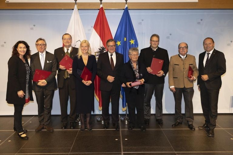 Sechs Pers&ouml;nlichkeiten mit Tiroler Adler Orden geehrt