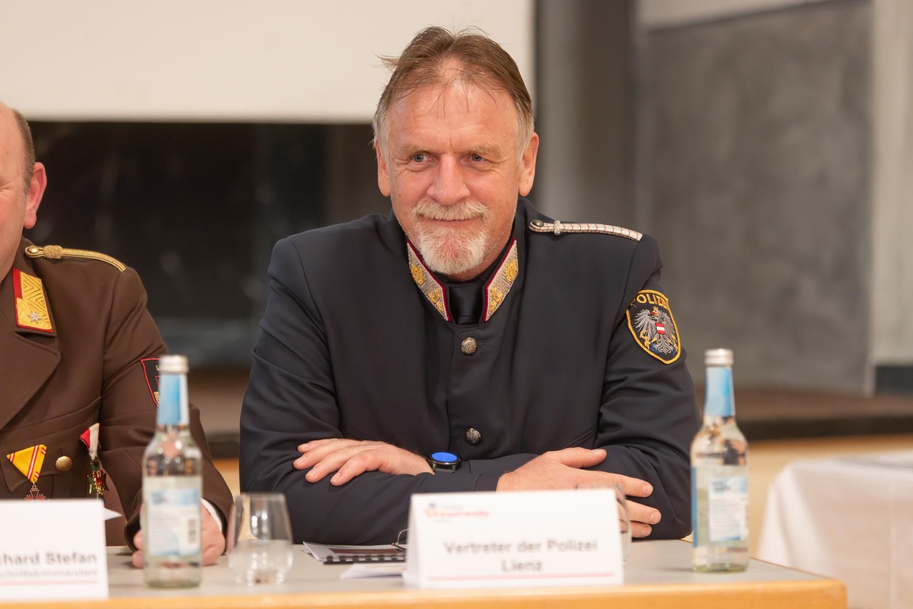 1. Stellvertreter der Polizeiinspektion-Lienz ChefInsp. Walter Wilhelmer