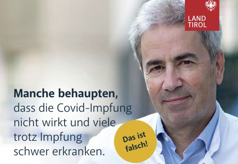 Landeskampagne gegen Corona-Mythen