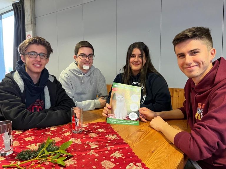 Team der HAK Lienz unterst&uuml;tzt Tierschutzverein