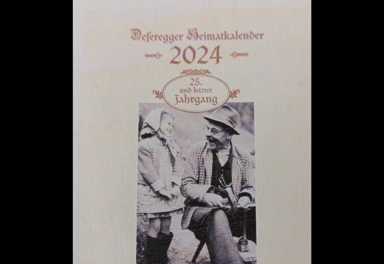 Deferegger Heimatkalender 2024 erh&auml;ltlich