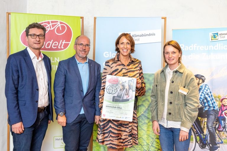 MS Sillian und Gemeinde St. Jakob radeln an die Spitze