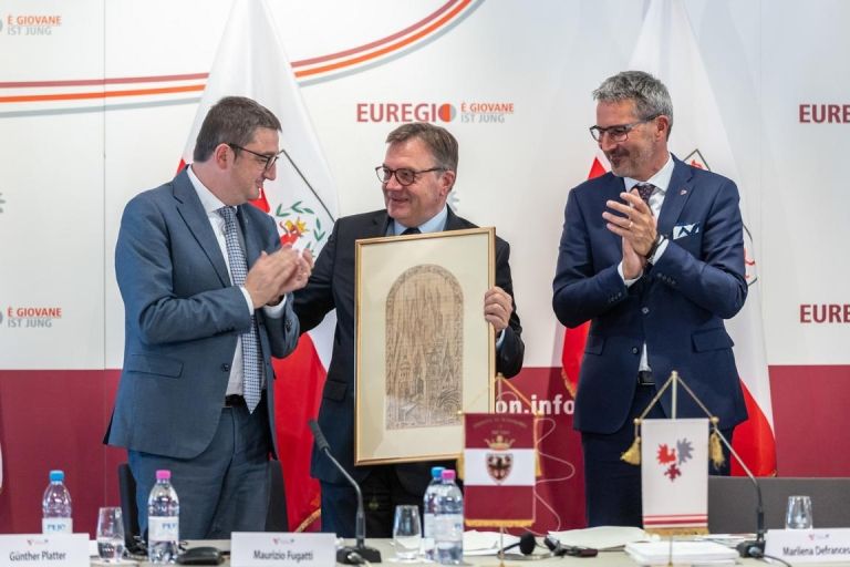 Abschied f&uuml;r LH Platter im Euregio-Vorstand