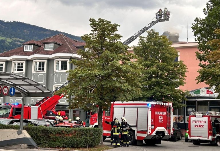 Dachstuhlbrand in Lienz