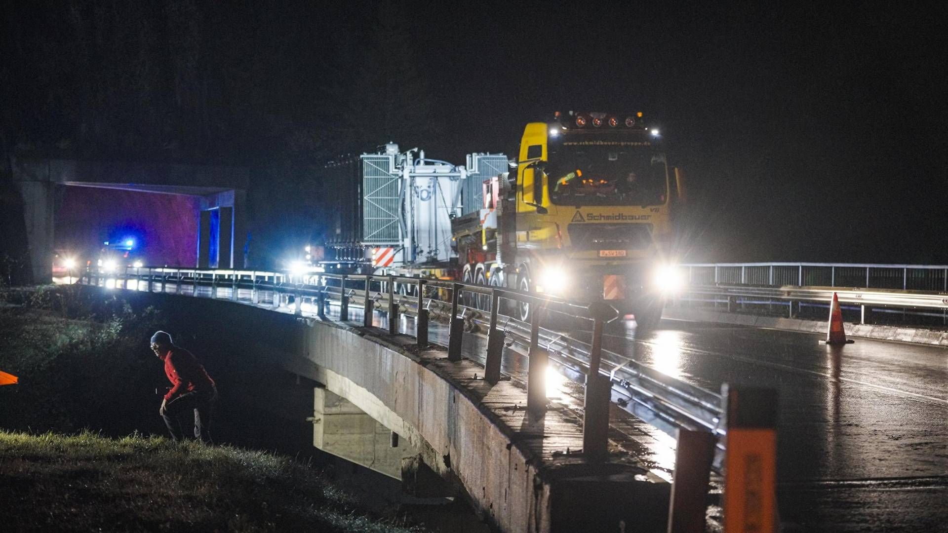 Die letzten Kilometer wurden aus Sicherheitsgr&uuml;nden in den Nachstunden zur&uuml;ckgelegt.