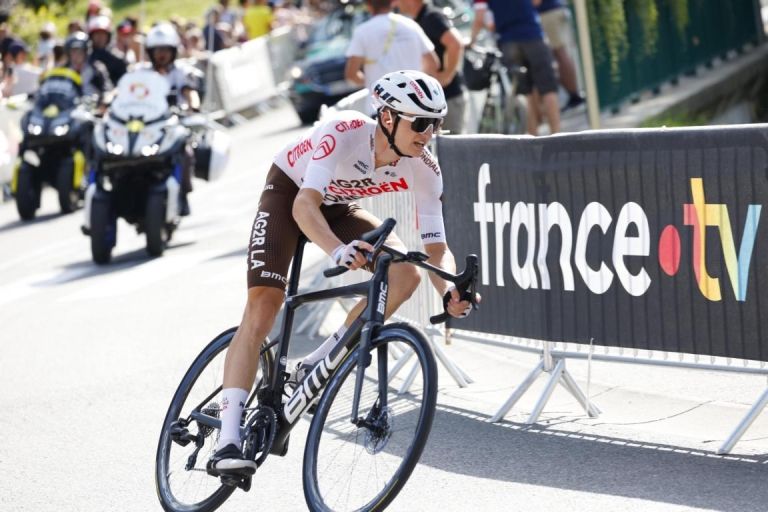 Felix Gall verpasst Sieg bei vorletzter Etappe hauchd&uuml;nn