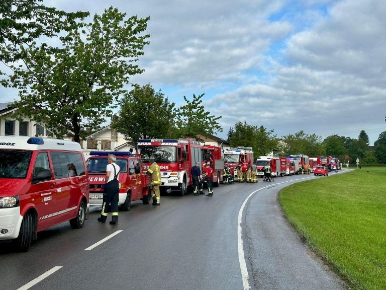 Unwetter: Tiroler Feuerwehren auf Hilfsmission in Bayern