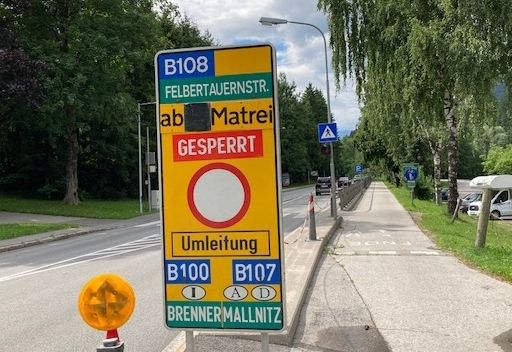 Felbertauernstra&szlig;e bleibt bis Montagmittag gesperrt