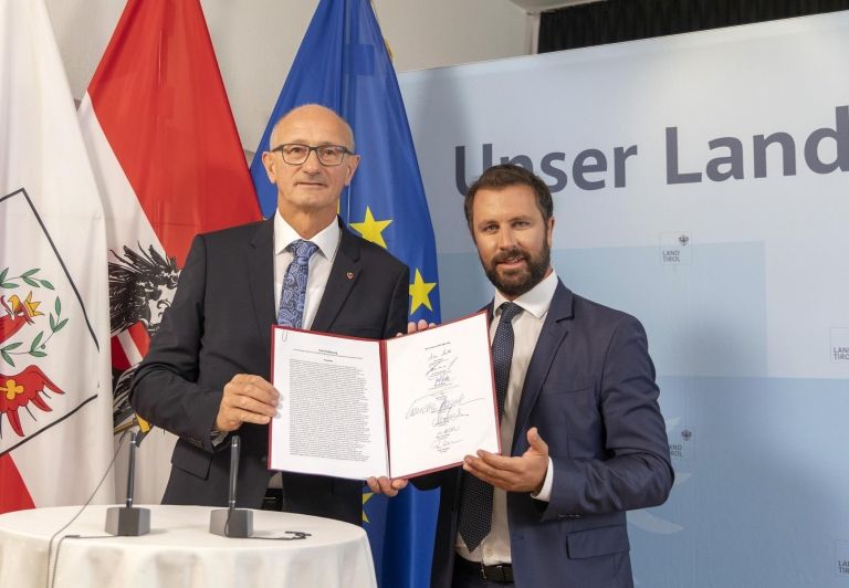 Tirol Erkl&auml;rung - Land bezieht Position