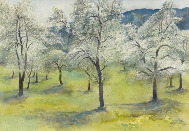 Streuobstwiesen als Inspiration f&uuml;r Kunst 