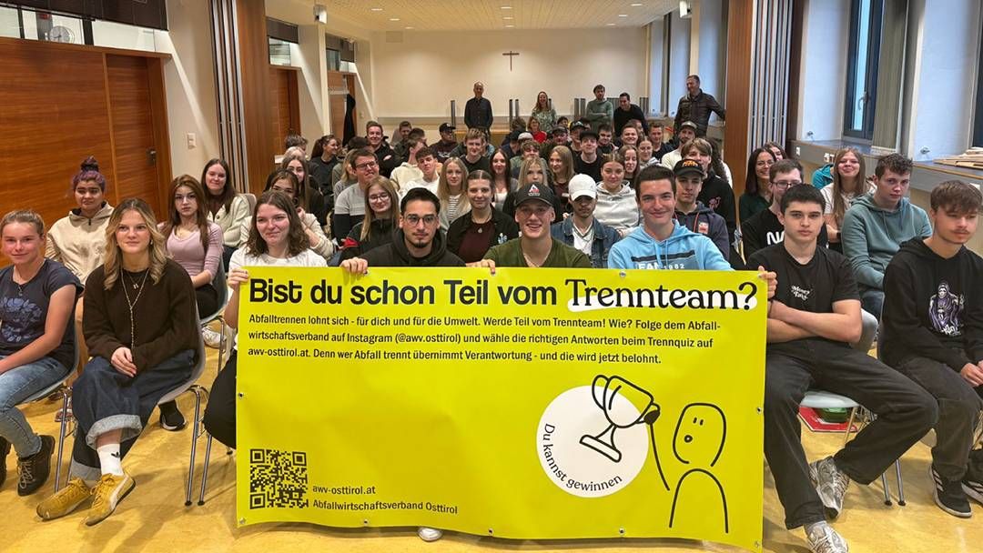 Foto: AWVO - Trennteam der Tiroler Fachberufsschule