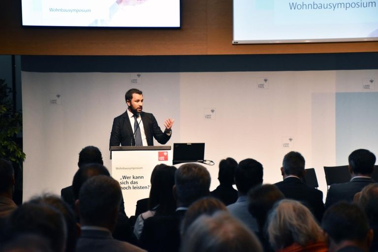 Wohnbausymposium: Ideen f&uuml;r leistbares Wohnen in Tirol