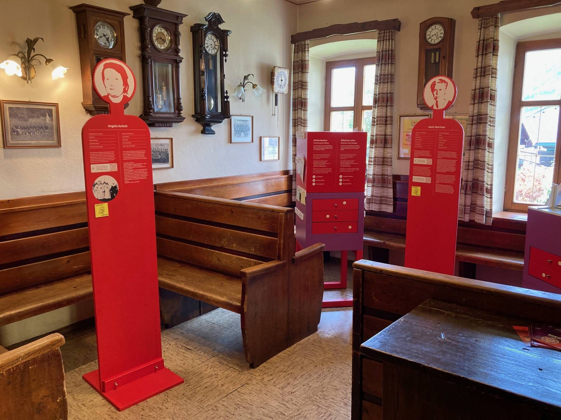 Neben den Stationen ist auch die alte Gaststube sehenswert. Foto: Stangl