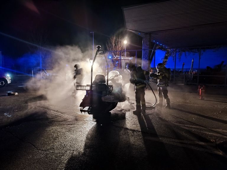 In Lagerhalle in Debant brannte ein Elektro-Skidoo