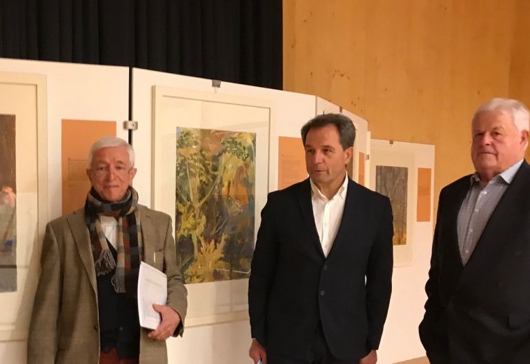 Ausstellung "Prof. Oswald Kollreider - Farbenspieler" in Amlach