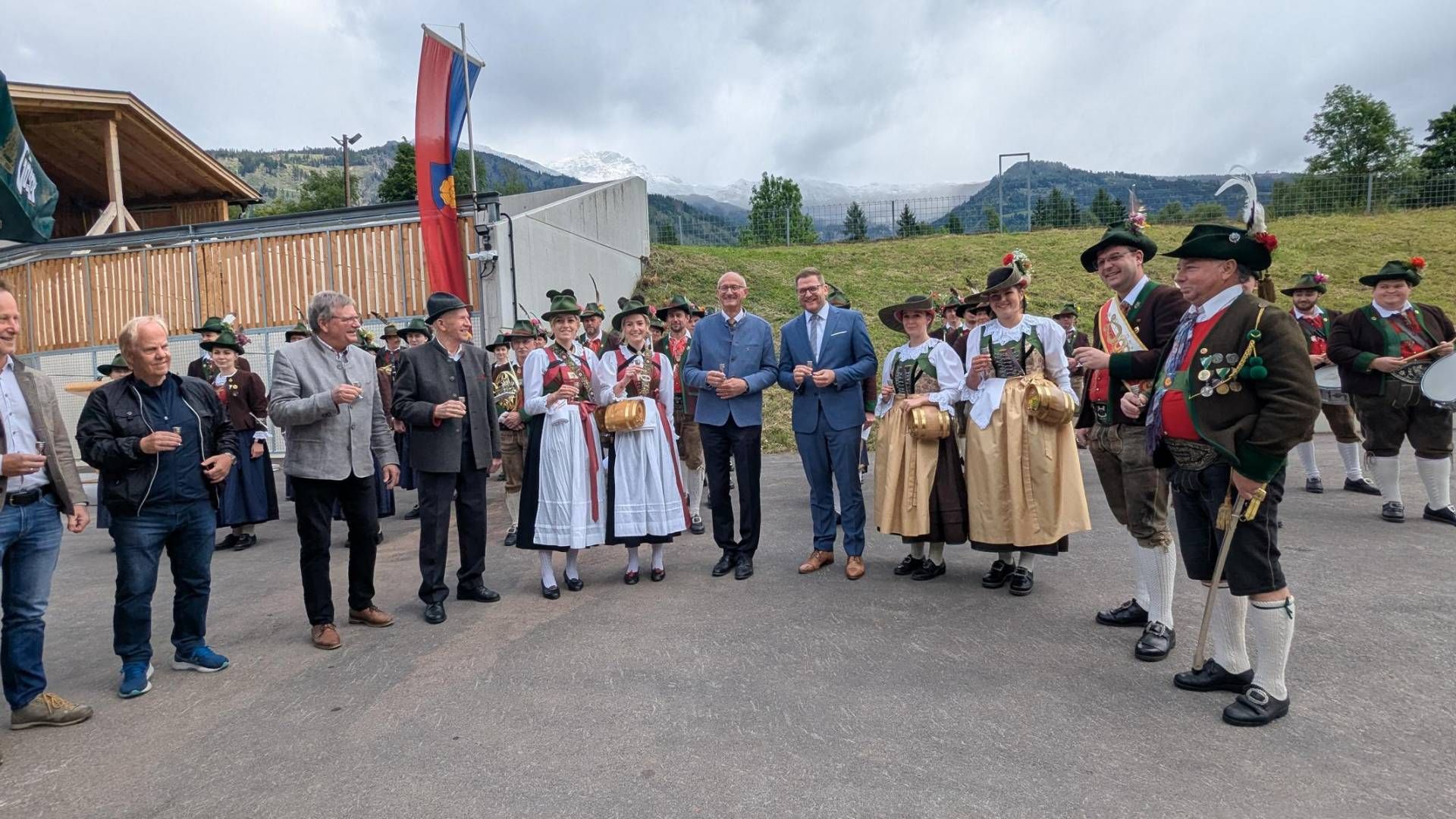 Landesempfang in Oberlienz Foto: Knorr