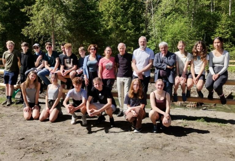 Schulprojekt f&uuml;r Amphibien an der Isel